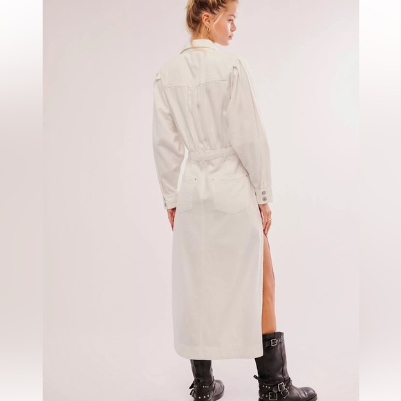 Free People Mad Love Denim Midi - Picture 3 of 7